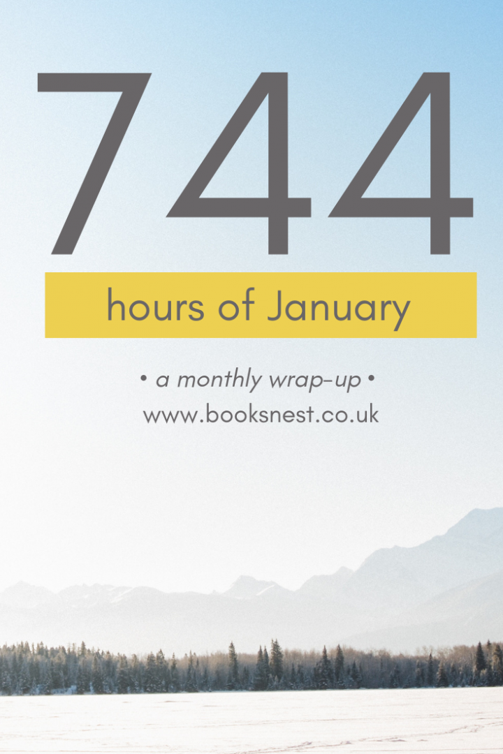 744 hours of January Pinterest Graphic