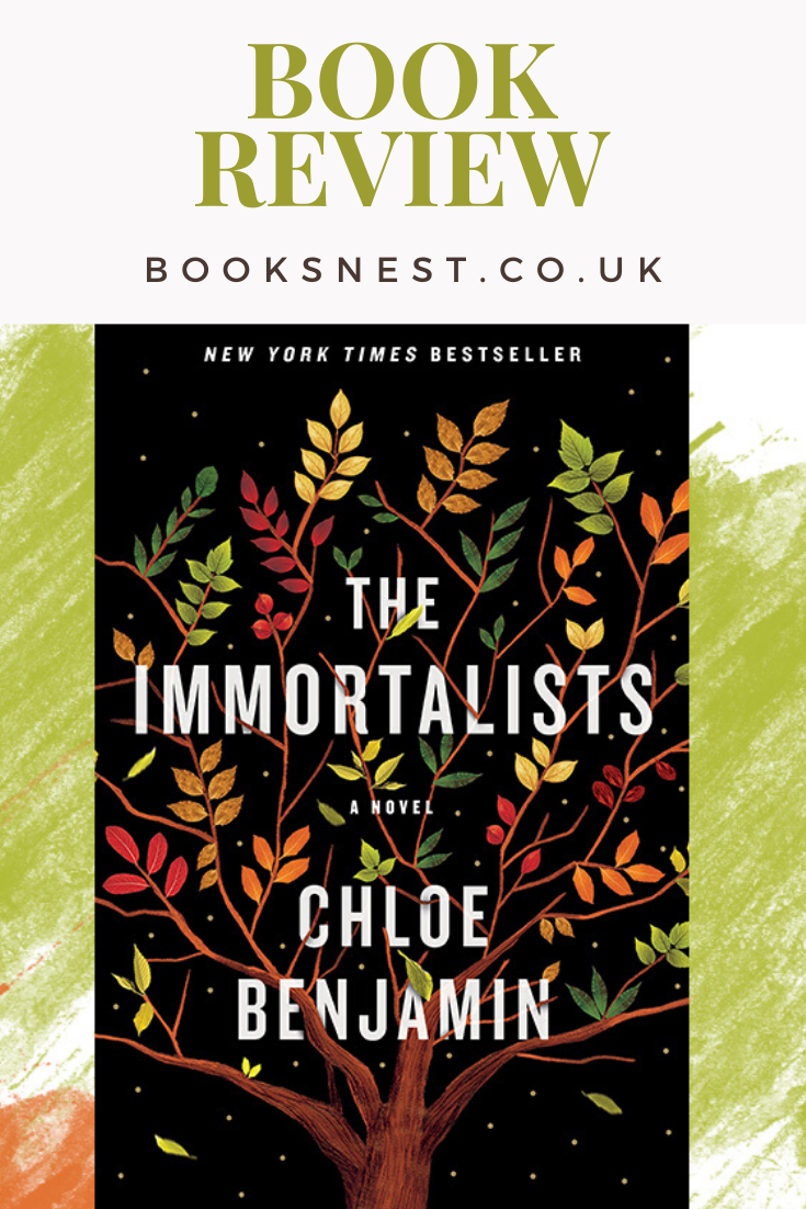 A four star book review for Chloe Benjamin's historical fantasy novel, The Immortalist. Would you want to know the date of your death?