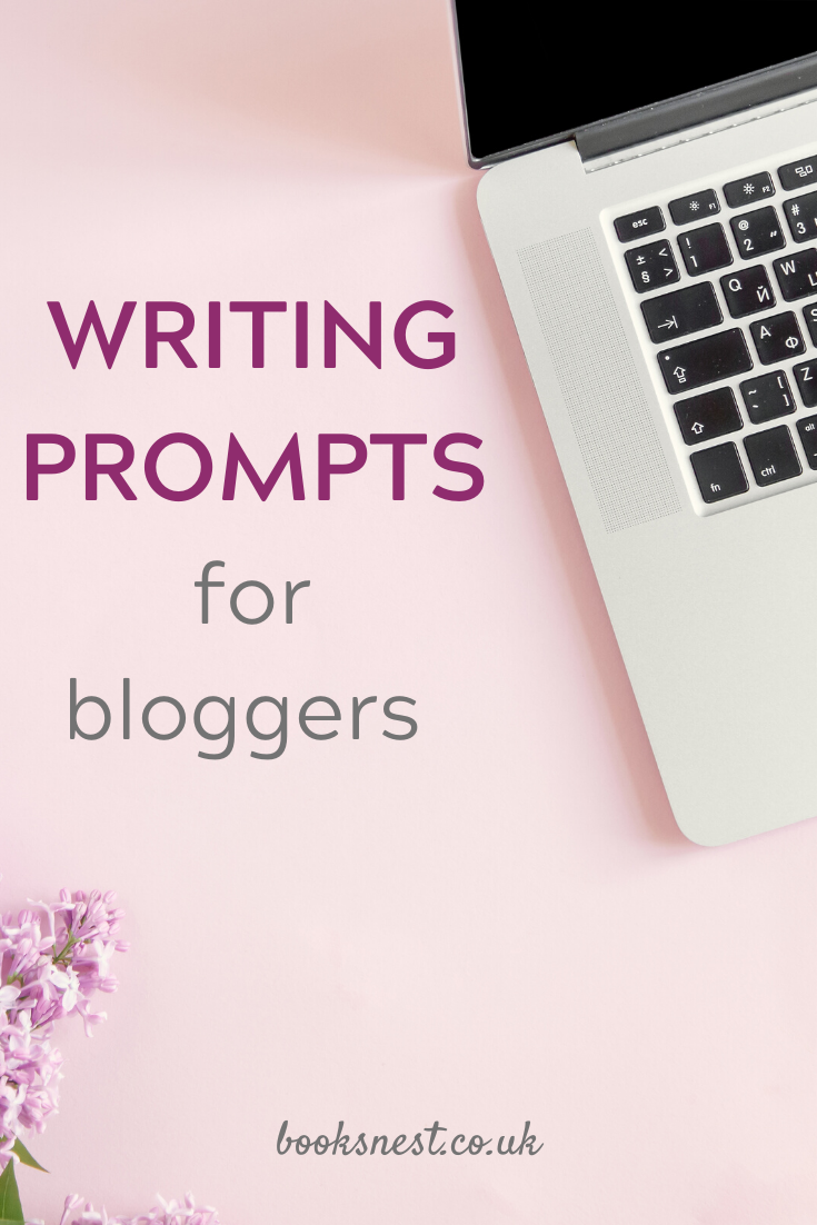 Writing prompts for bloggers; books, mental health, travel, fashion, lifestyle & food