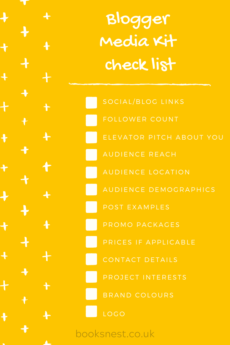 What should you include on your media kit - a checklist