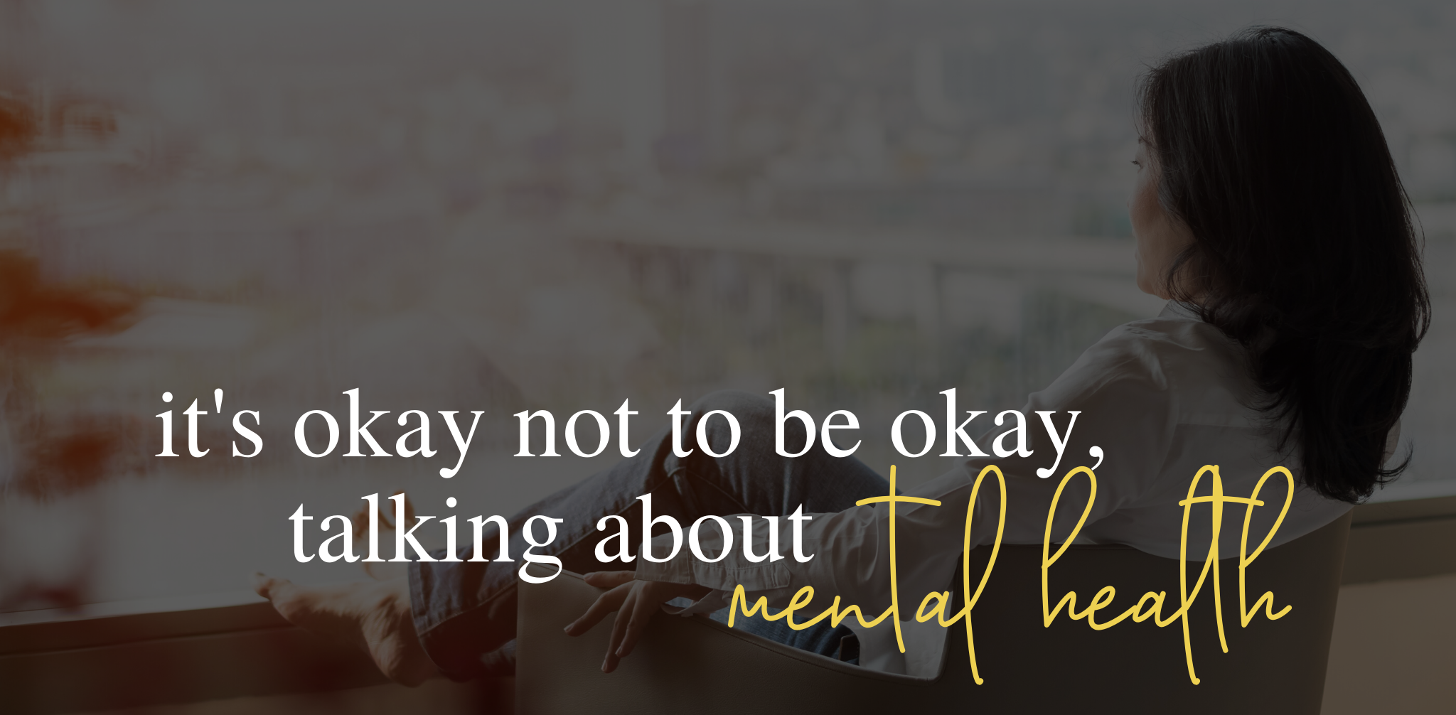 Its okay not to be okay, lets talk about mental health