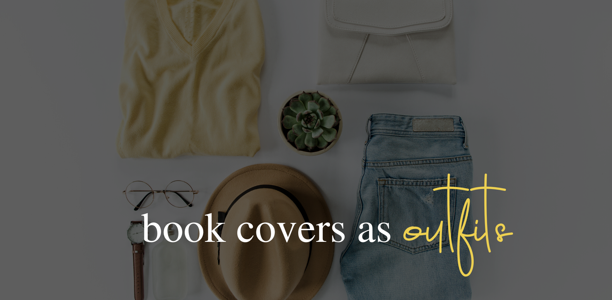 Book covers as outfits, matching my books to my clothes
